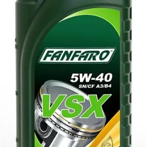 Alkuperäinen FANFARO • VSX5W401L Täyssynteettinen moottoriöljy 5W-40 VSX SN/CF A3/B4 (FF6702) 1L